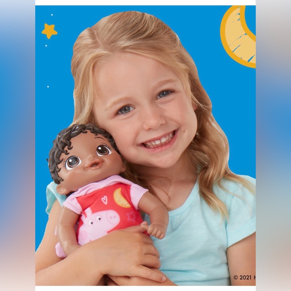 Baby Alive Goodnight Peppa Pig Doll African American Brand New - Picture 3 of 9
